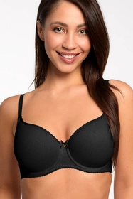 Bella Misteria 6-13 Miękki dotyk Biustonosz usztywniany, czarny