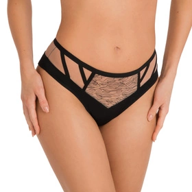 Gorsenia K809 Cora Majtki brazyliany, czarny
