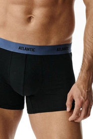 Atlantic 3MH-0111 3-pack Majtki bokserki, czarny/denim/czarny