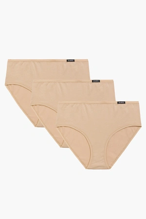 Atlantic 3BLP-603 3-pack Majtki figi, beżowy