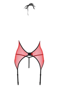 Passion Peonia corset Gorset sexy, red