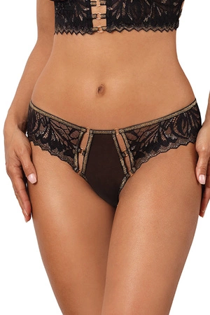 Axami V-10118 Majtki stringi, czarny