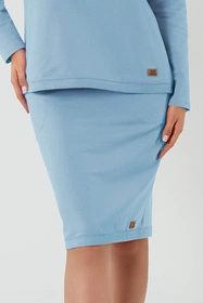 Italian Fashion Stella midi Spódnica dresowa, niebieski