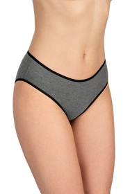 Vivisence 4016 3-pack Majtki figi, gumka czarna: grafit