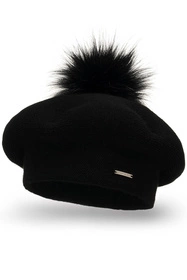 Vivisence 7035 Nakrycie głowy beret, czarny