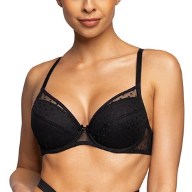 Mat 3714/11 Dotssy Biustonosz push-up, czarny