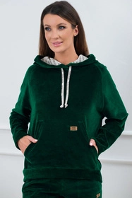 Italian Fashion Oliw dł.r. Bluza nierozpinana, c.zielony