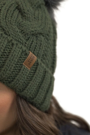 Vivisence 7014 Kmpl+R Komplet czapka+komin+rękawiczki, zielony