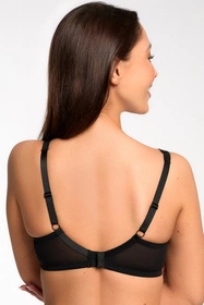 Bella Misteria 51-109 Czarny Łabędź Biustonosz miękki, czarno-beżowy