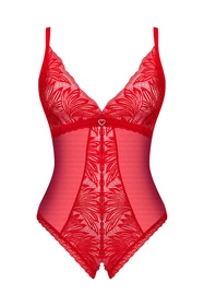 Obsessive Chilisa teddy Body sexy, czerwony