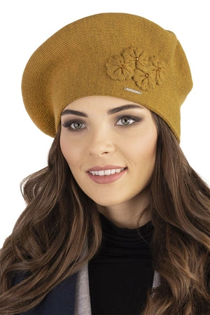 Vivisence 7006 Nakrycie głowy beret, miodowy