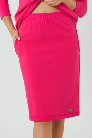 Italian Fashion Stella midi Spódnica dresowa, fuksja