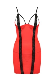 Passion Femmina chemise Nocna koszulka, red
