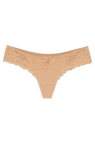 Wol-Bar Karioka Majtki szorto-stringi, beżowy