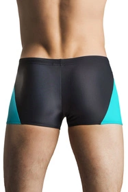 gWINNER Bruno Kostium kąpielowy kąpielówki, szary/turkus