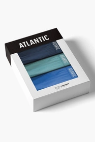 Atlantic 3MP-094 3-pack Majtki slipy, niebieski/ciemnoniebieski/zielony