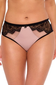 Gaia 1274B Frida Majtki brazyliany, czarno-różowy