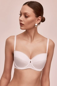 Alles Elena II U Biustonosz usztywniany, biały