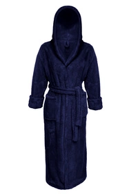 Dkaren 130 z kapturem Nocna szlafrok, granat