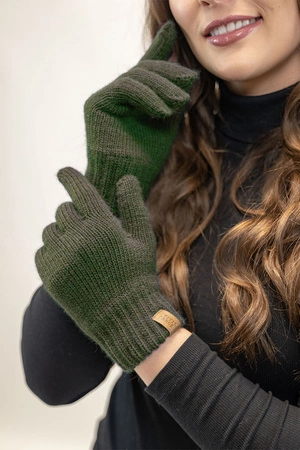 Vivisence 7014 Kmpl+R Komplet czapka+komin+rękawiczki, zielony