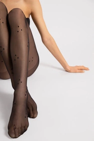 Fiore Charlene 15 DEN G6103 Wyrób pończoszniczy rajstopy, black