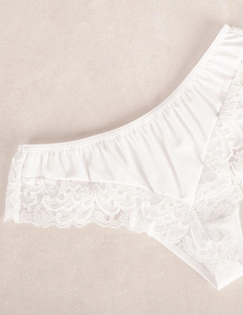 Wol-Bar Karioka Majtki szorto-stringi, biały