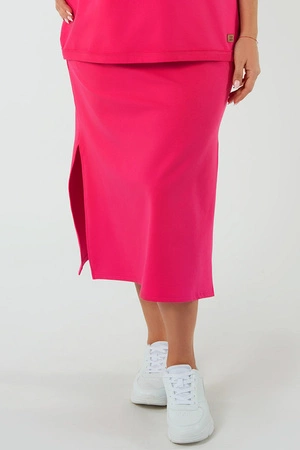 Italian Fashion Stella maxi Spódnica dresowa, fuksja