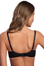 Ava 1030 Biustonosz półusztywniany, czarny