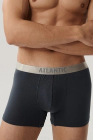 Atlantic 2BMH-012 2-pack Majtki bokserki, grafitowy