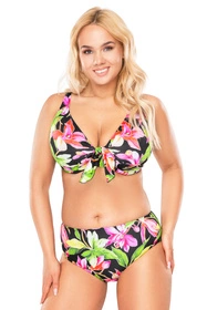 Vivisence 3203 Kostium kąpielowy biustonosz miękki, różowe kwiaty