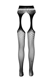 Passion ECO S002 Wyrób pończoszniczy pończochy z pasem, black