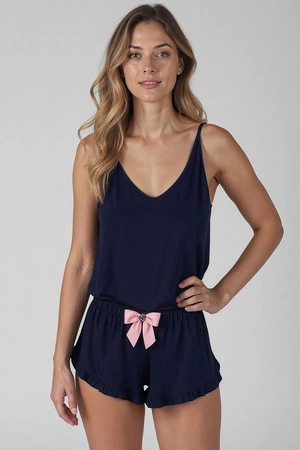 Vivisence 2044 Nocna komplet top + szorty, granatowy