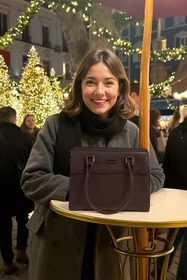 Vivisence T0016 Torebka do ręki, brązowy