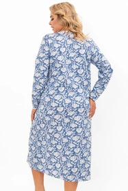 Italian Fashion Boma dł.r. Nocna koszula, druk/niebieski