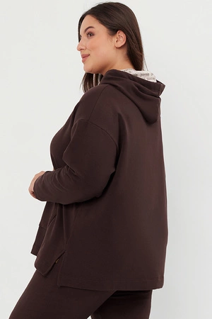 Italian Fashion Lagos dł.r. Bluza nierozpinana, brąz