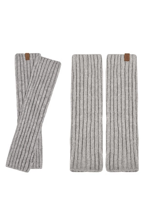 Vivisence 7301Kmpl Komplet ocieplacze, szary