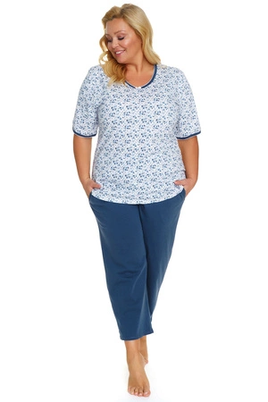 Doctor Nap PB.5290 Nocna piżama, navy bloom
