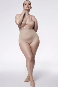 Julimex 241 Figi Wysoka Talia Majtki figi modelujące, natural