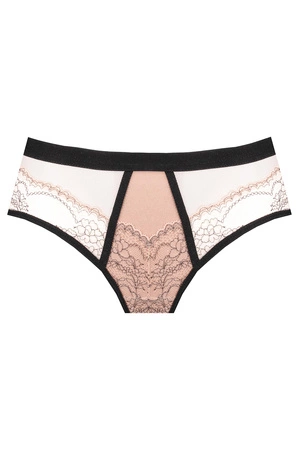 Unikat Atina Majtki szorty, beż-czarny