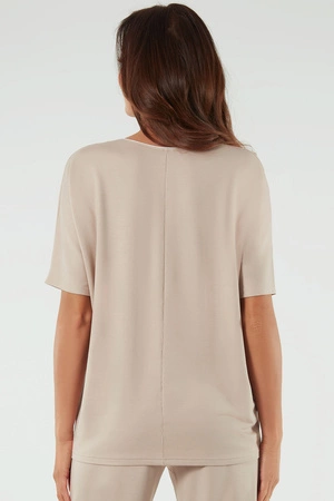 Italian Fashion Soler kr.r. Bluzka klasyczna, beż