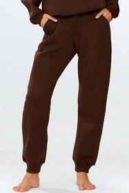 Dkaren Rehema-Kpl Komplet bluza+spodnie, czekolada