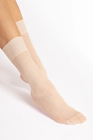 Fiore Foxtrot 20 DEN G1168 Wyrób pończoszniczy skarpetki, ecru