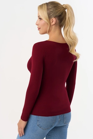 Babell Manati dł.r. Bluzka klasyczna, bordo