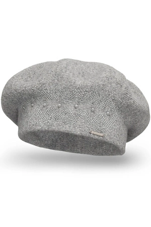 Vivisence 7050 Nakrycie głowy beret, jasnoszary