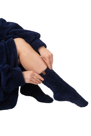 Vivisence 5028Kmpl Nocna szlafrok, granatowy