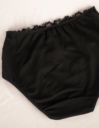 Wol-Bar Eco-Hi 3-pak Majtki figi, czarny