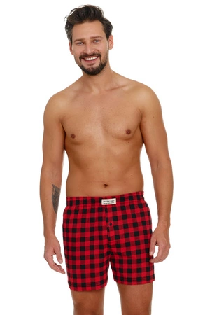 Doctor Nap BOX.5165 Majtki bokserki, black/red