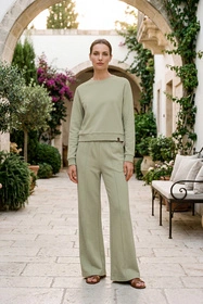 Vivisence 9208kmpl Komplet bluza+spodnie, oliwkowy