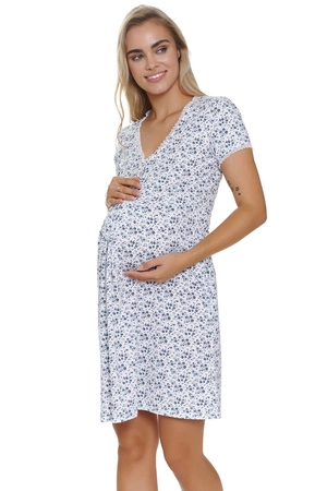 Doctor Nap TCB.5335 Nocna koszula, navy bloom
