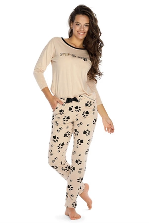 Piu Bella PDD-08 Nocna piżama, beige